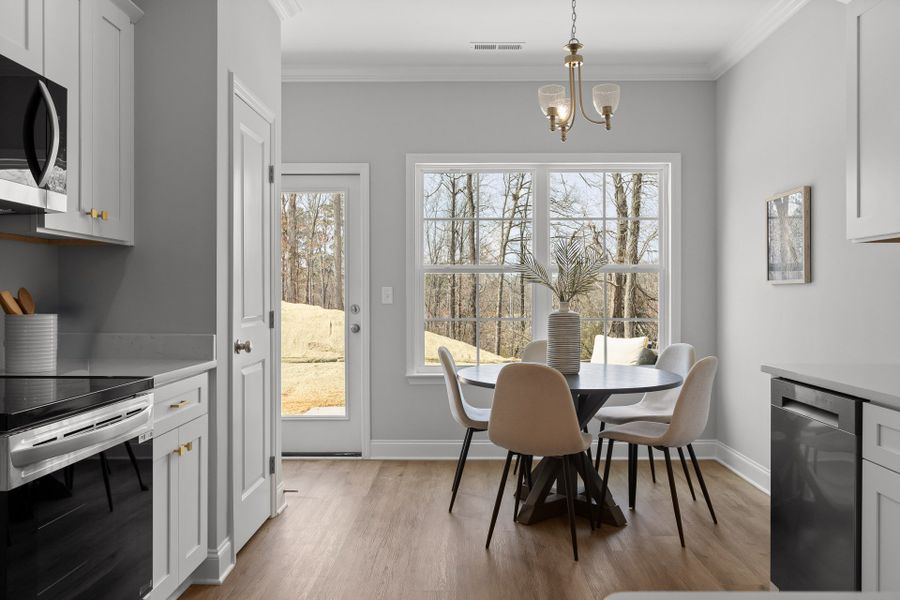 Representative furnished interior of a home built from the Bradley by Riverstone Construction, LLC in Bellingham Townhomes, Cleveland (Image 18).