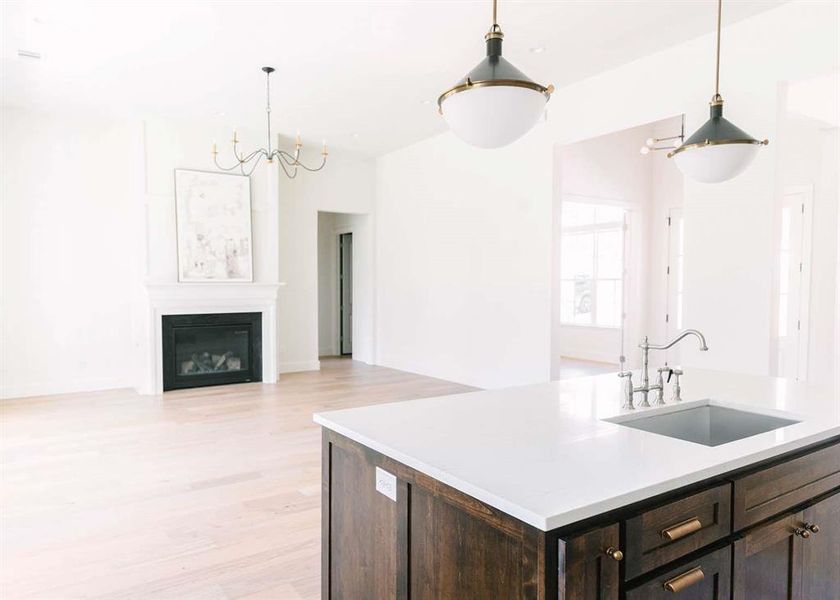 Furnished interior view inside a new home in , Weatherford (Image 4).