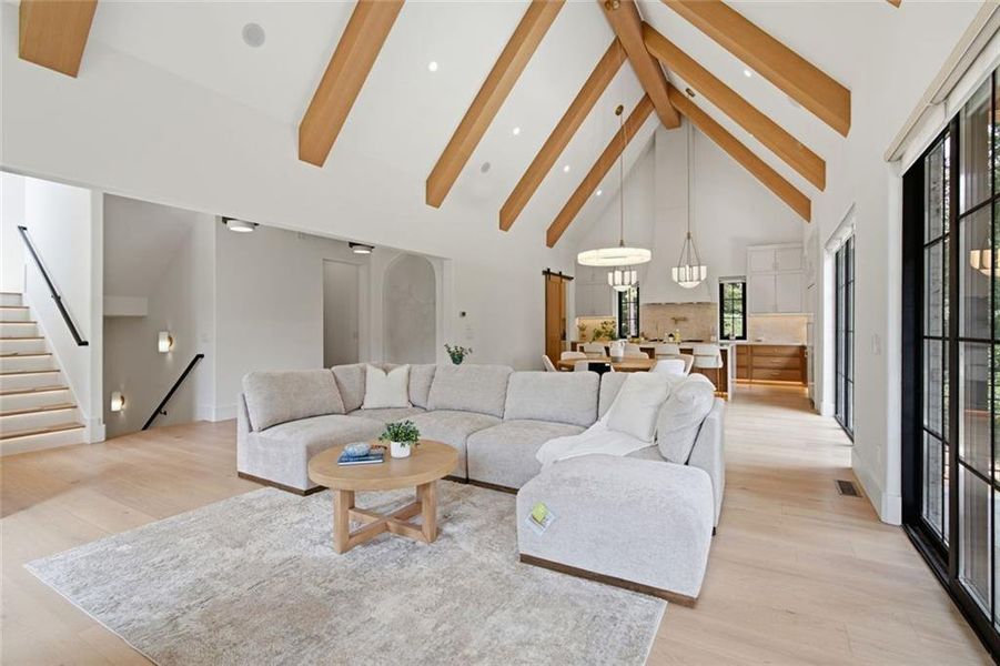 Furnished interior view inside a new home in , Alpharetta (Image 10).