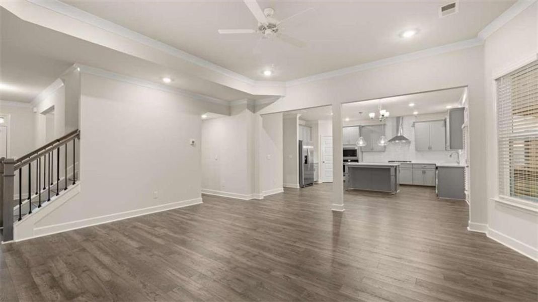 Spacious, unfurnished interior of a new home in Heritage Pointe, Senoia (Image 59).