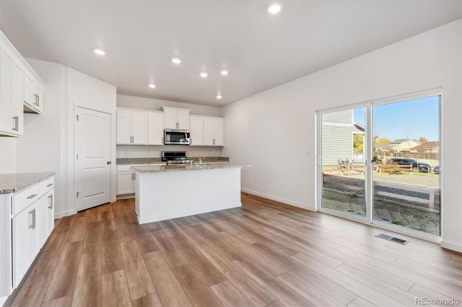 Furnished interior view inside a new home in Settlers Crossing, Commerce City (Image 4).