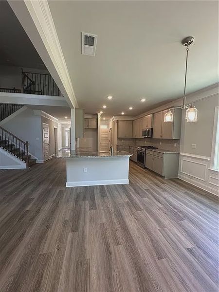 Furnished interior view inside a new home in Mirror Lake at South Harbour, Villa Rica (Image 8).