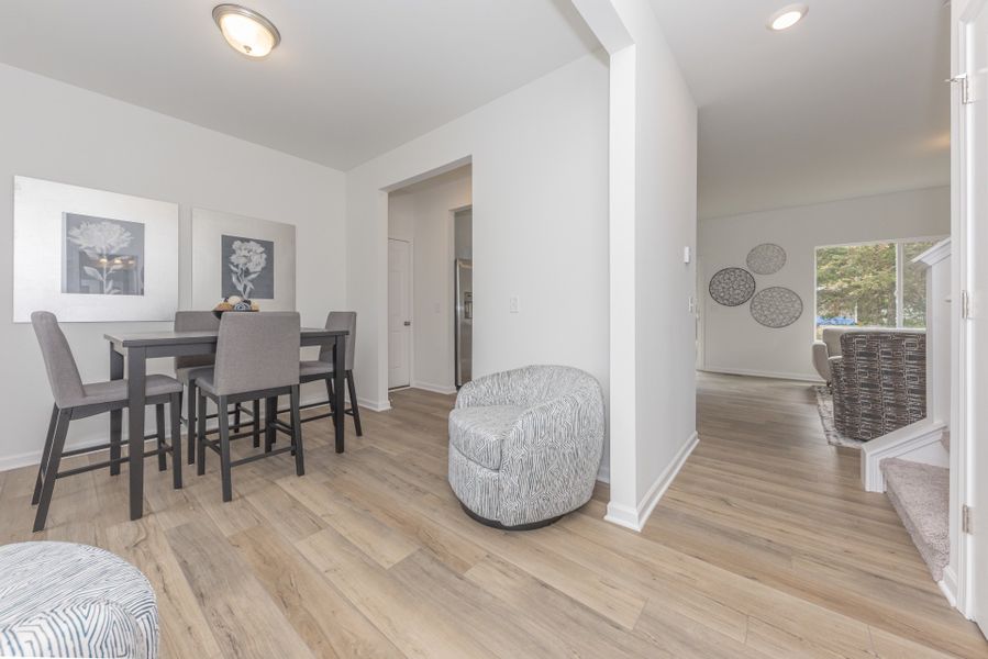 Representative furnished interior of a home built from the The Hartwell by Norfolk Homes in Individual Homes - Jackson County, Jackson (Image 10).