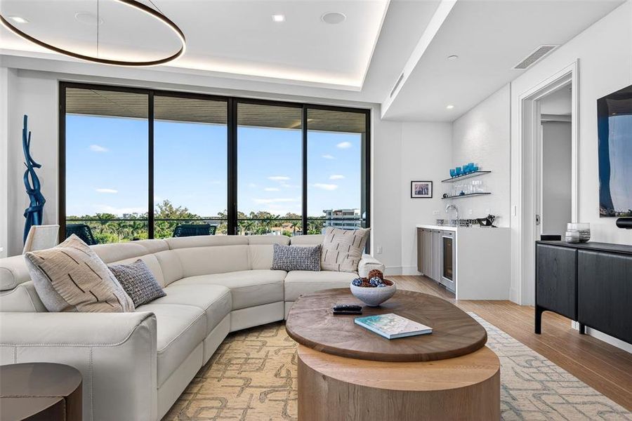Furnished interior view inside a new home in , Longboat Key (Image 59). Furnished interior view inside a new home in , Longboat Key (Image 59).