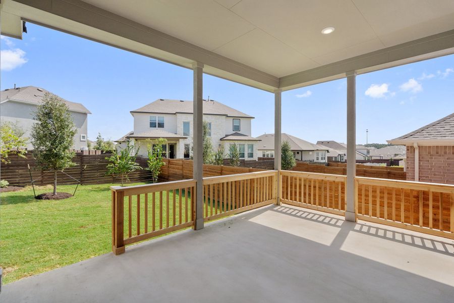 Representative exterior details of a home built from the Waterville by Ashton Woods in The Trails at Carmel, Pflugerville (Image 39).