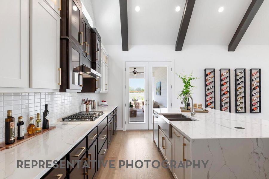 Furnished interior view inside a new home in Easton Park, Austin (Image 9).