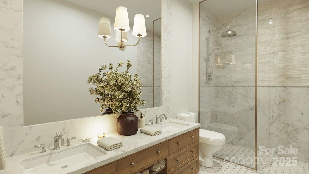 Furnished interior view inside a new home in , Connelly Springs (Image 3).