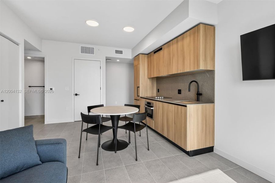 Furnished interior view inside a new home in , Miami (Image 12).