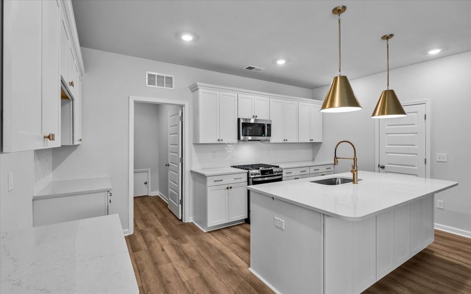 Furnished interior view inside a new home in Fieldstone, Lexington (Image 9). Furnished interior view inside a new home in Fieldstone, Lexington (Image 9).