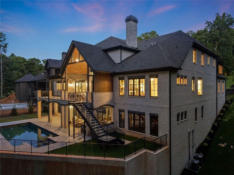 Exterior details and patio area of a home in , Alpharetta (Image 48). Exterior details and patio area of a home in , Alpharetta (Image 48).