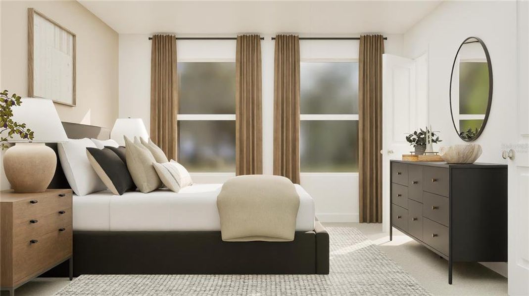 Furnished interior view inside a new home in Wellness Ridge, Clermont (Image 13).