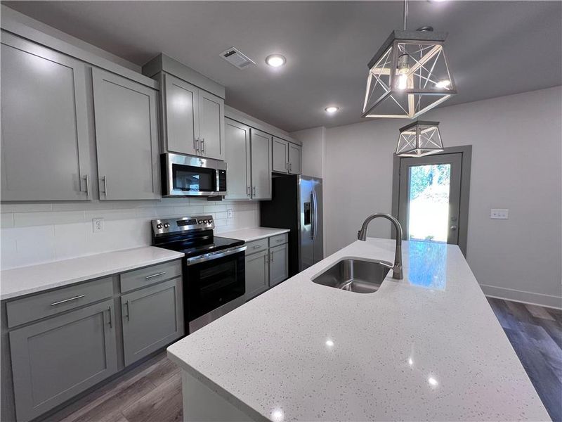 Furnished interior view inside a new home in , Norcross (Image 9).