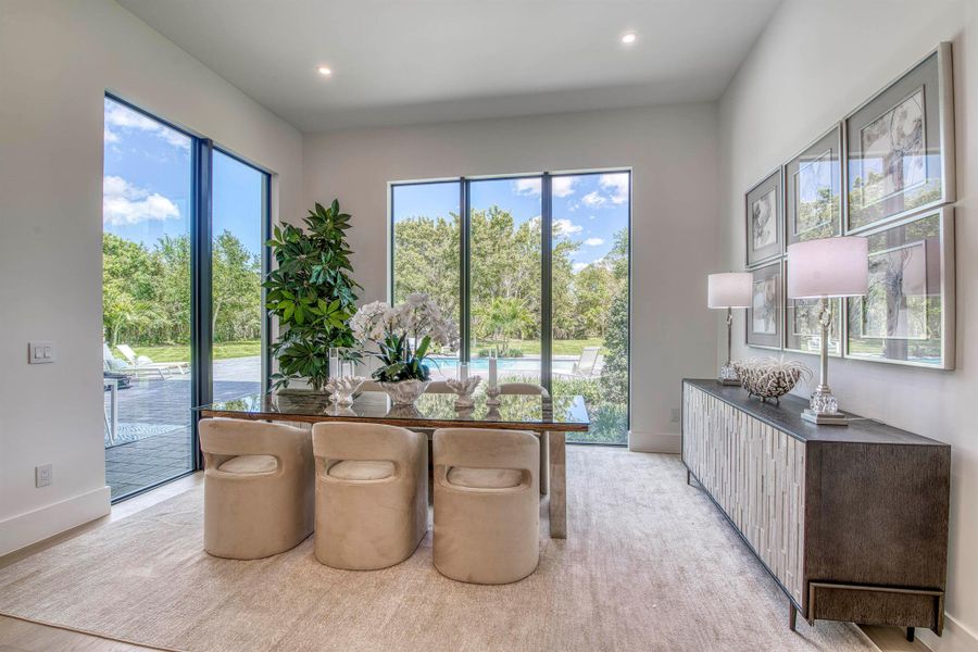Furnished interior view inside a new home in , Palm Beach Gardens (Image 41).