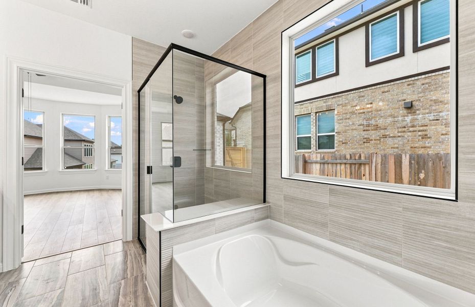 Furnished interior view inside a new home in Bluffview Reserve, Leander (Image 15).