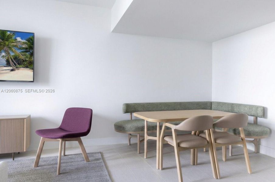 Furnished interior view inside a new home in , Miami (Image 17).