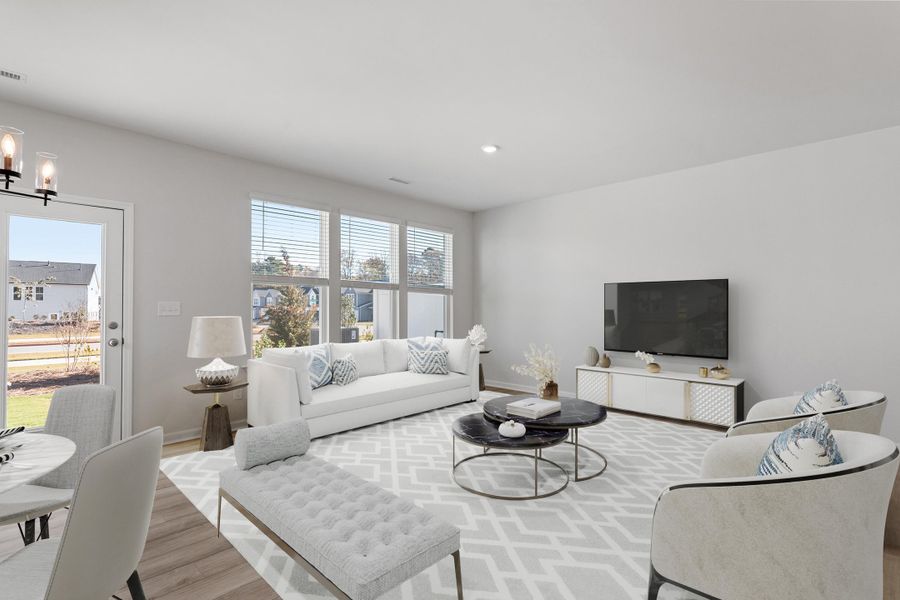 Furnished interior view inside a new home in Pineland Preserve, Summerville (Image 7).