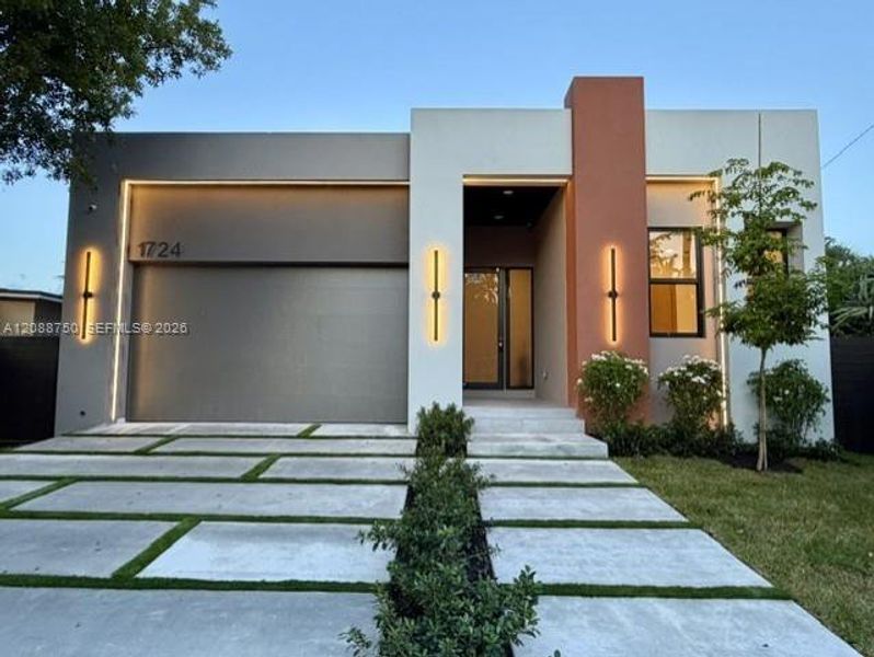 Front exterior of a new home in , Fort Lauderdale, FL, highlighting curb appeal (Image 1). Front exterior of a new home in , Fort Lauderdale, FL, highlighting curb appeal (Image 1).