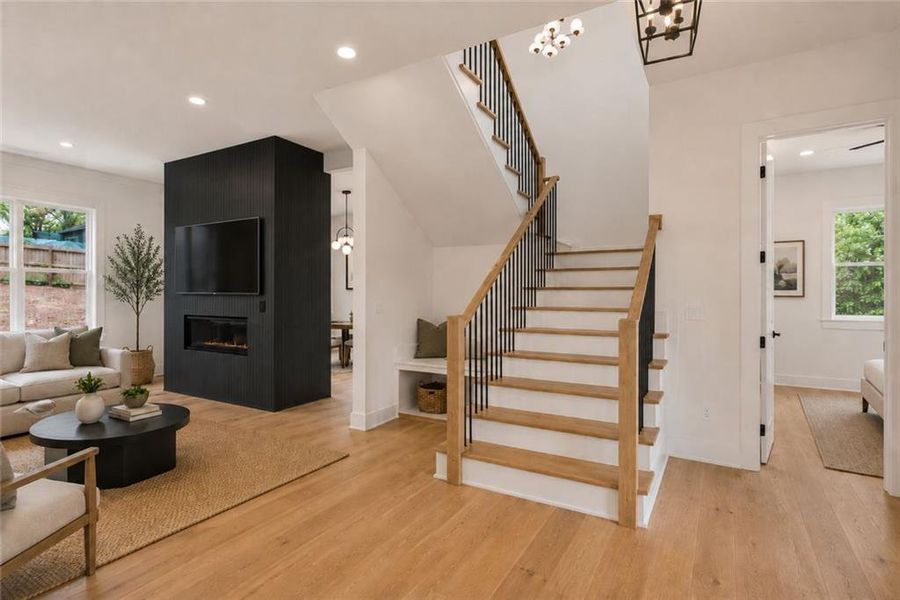 Furnished interior view inside a new home in , Marietta (Image 11).