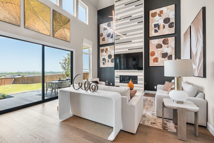 Furnished interior view inside a new home in Sweetgrass, Haslet (Image 7).