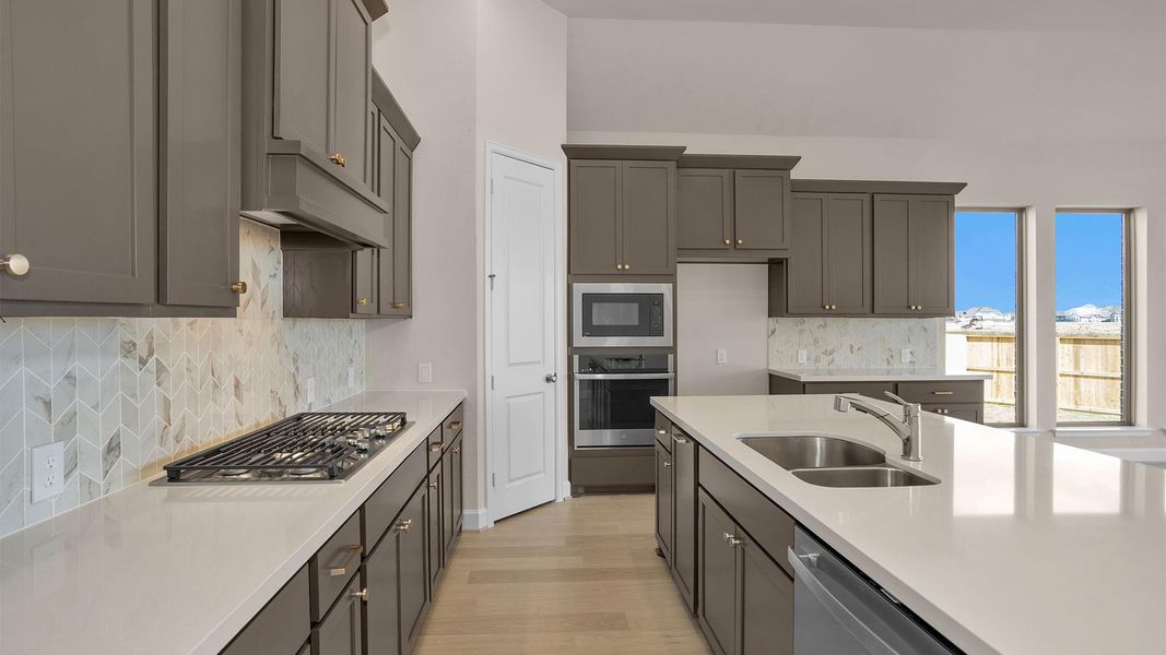 Furnished interior view inside a new home in Valencia 50', Manvel (Image 4). Furnished interior view inside a new home in Valencia 50', Manvel (Image 4).