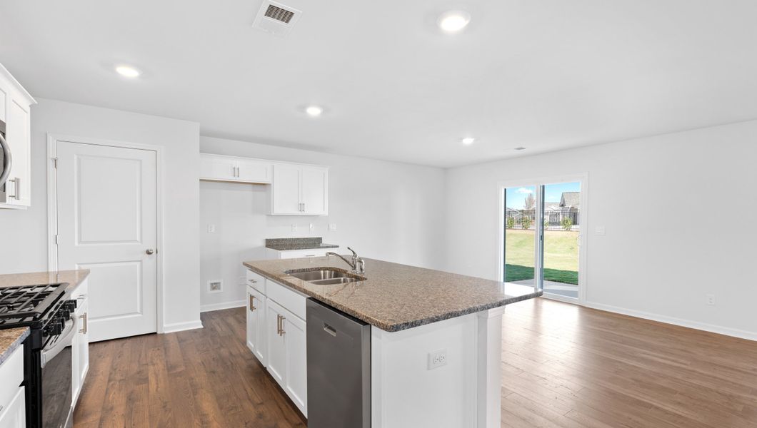 Representative furnished interior of a home built from the AISLE by D.R. Horton in Seneca Falls, Seneca (Image 5).