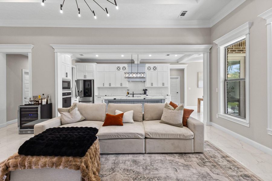 Furnished interior view inside a new home in , Beaumont (Image 29).