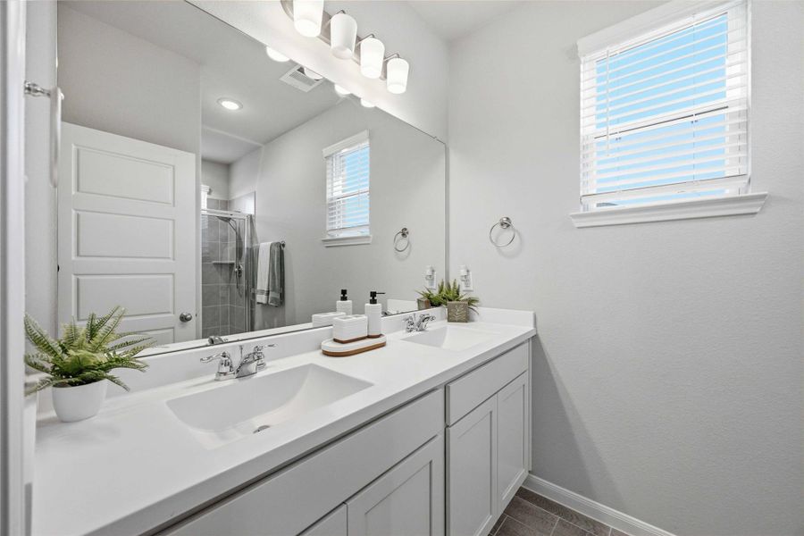 Furnished interior view inside a new home in , Houston (Image 16).
