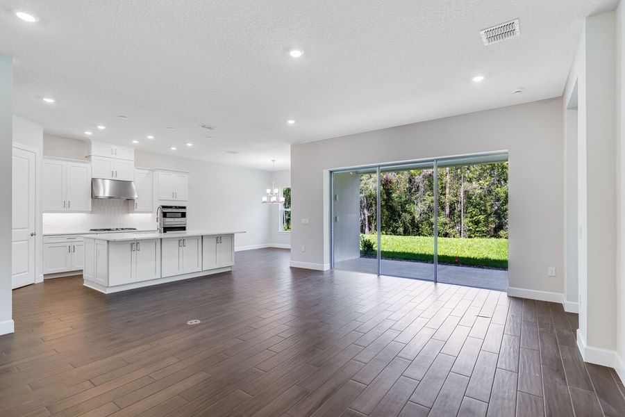 Representative unfurnished interior of a home built from the Letizia by Taylor Morrison in Esplanade at Center Lake Ranch, St. Cloud (Image 22).