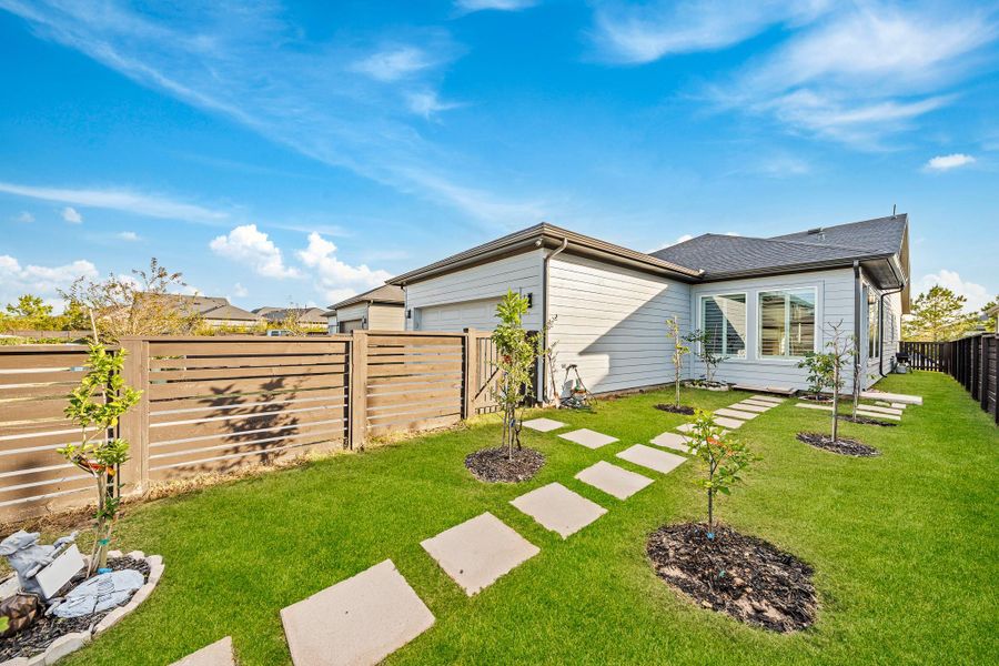 Exterior details and patio area of a home in , Cypress (Image 3). Exterior details and patio area of a home in , Cypress (Image 3).