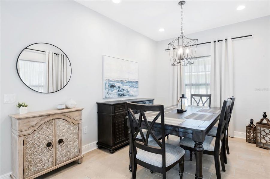 Furnished interior view inside a new home in , Tarpon Springs (Image 8).