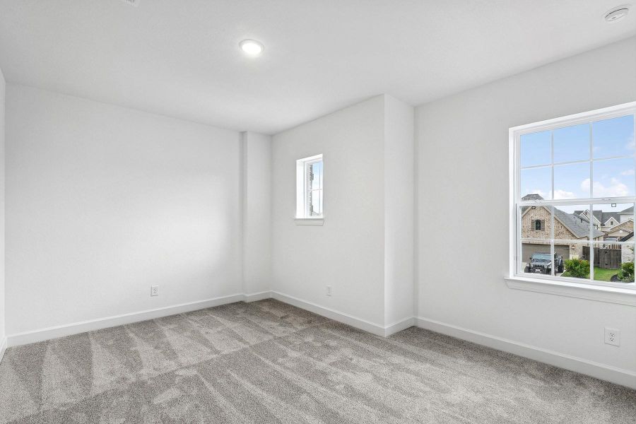 Spacious, unfurnished interior of a new home in Riceland 50’ Front Load Homesites, Mont Belvieu (Image 18). Spacious, unfurnished interior of a new home in Riceland 50’ Front Load Homesites, Mont Belvieu (Image 18).