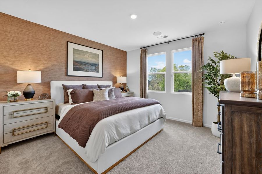 Furnished interior view inside a new home in Fincastle Glen, Shelby (Image 5).