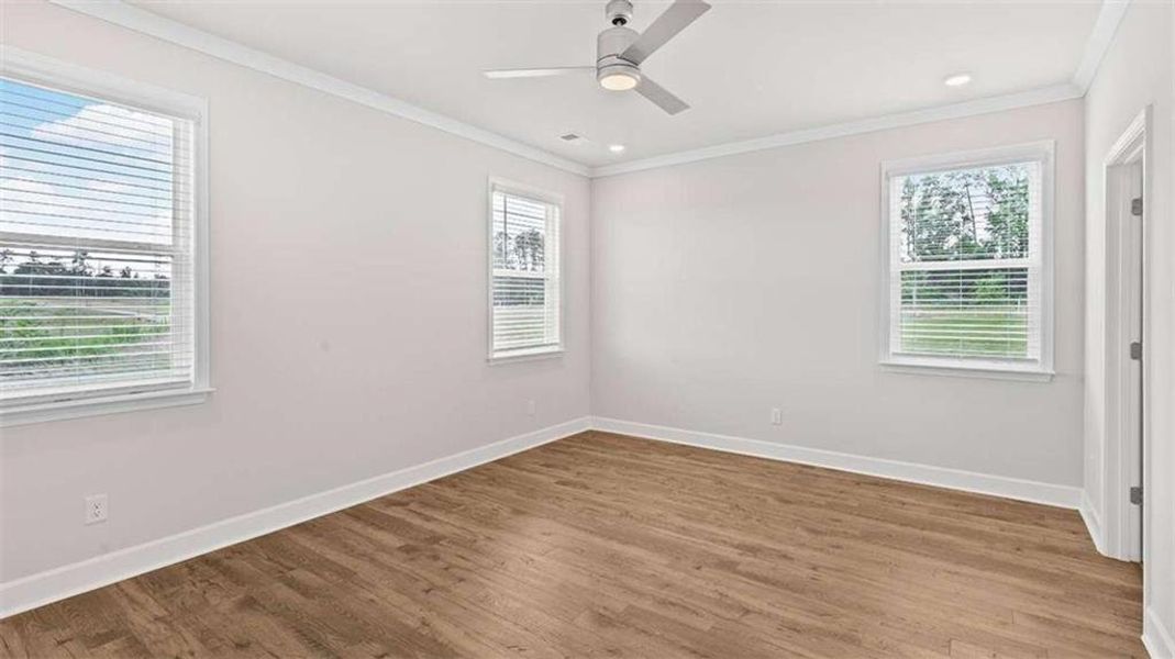 Spacious, unfurnished interior of a new home in Kingston Ranch at Lake Oconee, Buckhead (Image 18).