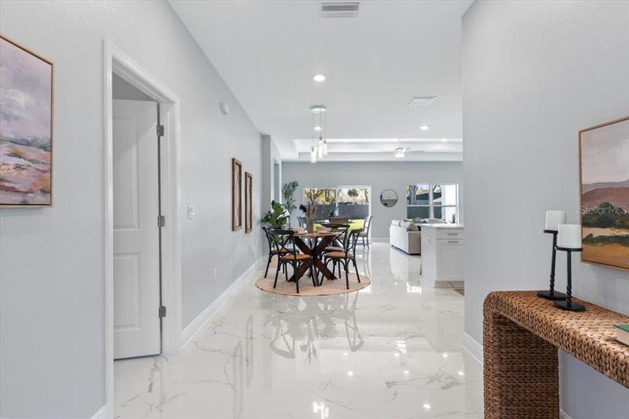 Furnished interior view inside a new home in , Tampa (Image 10).