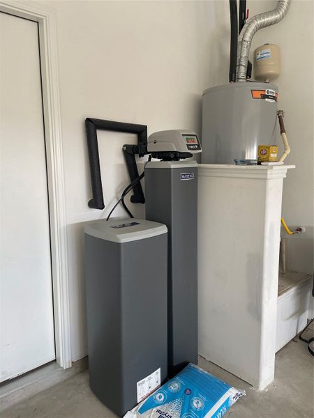 Water Softener in garage Water Softener in garage