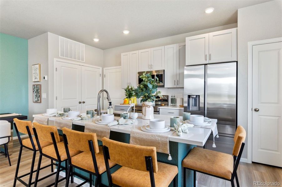 Furnished interior view inside a new home in , Aurora (Image 15).