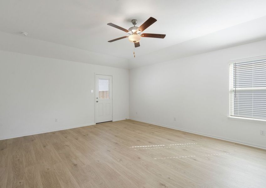 Spacious family room