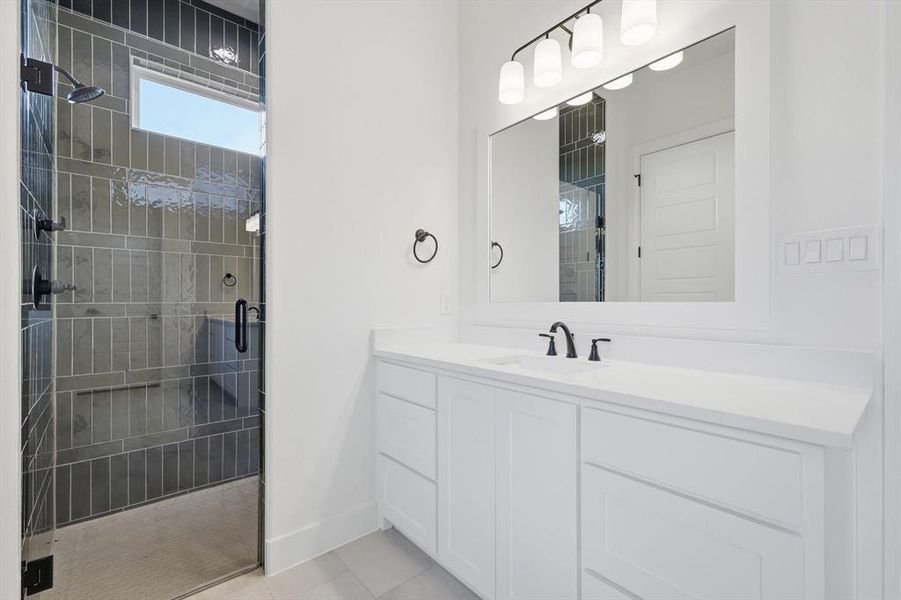 Furnished interior view inside a new home in , Godley (Image 13).