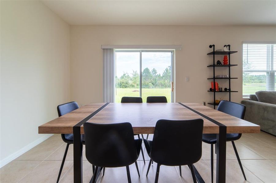 Furnished interior view inside a new home in , Harmony (Image 39).