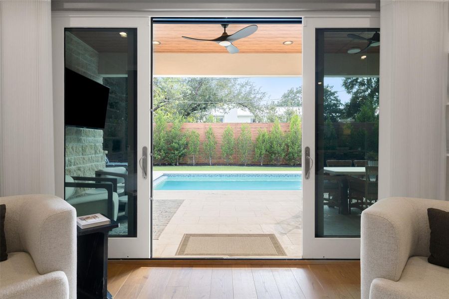 Furnished interior view inside a new home in , Austin (Image 15). Furnished interior view inside a new home in , Austin (Image 15).