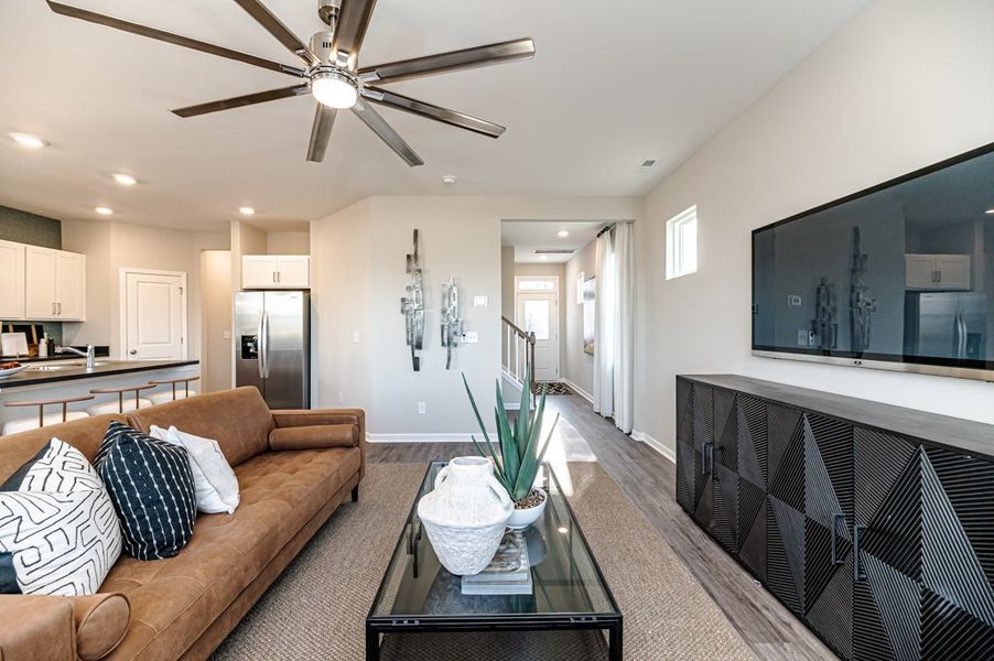 Representative furnished interior of a home built from the Alexander by McKee Homes in Bedford, Raeford (Image 18).