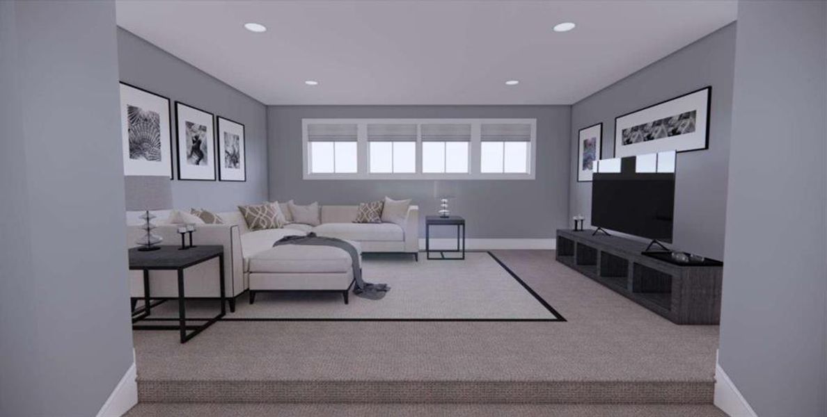 Furnished interior view inside a new home in , Carrollton (Image 27).