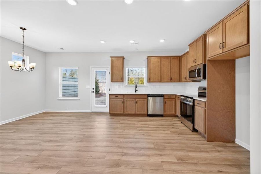 Furnished interior view inside a new home in Fuller Station, Loganville (Image 10).