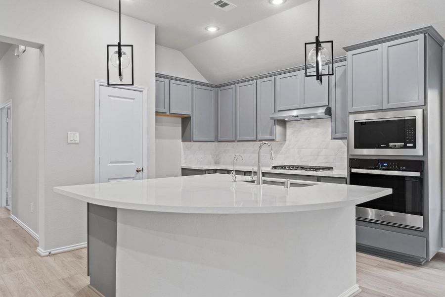 Furnished interior view inside a new home in , Spring (Image 8). Furnished interior view inside a new home in , Spring (Image 8).