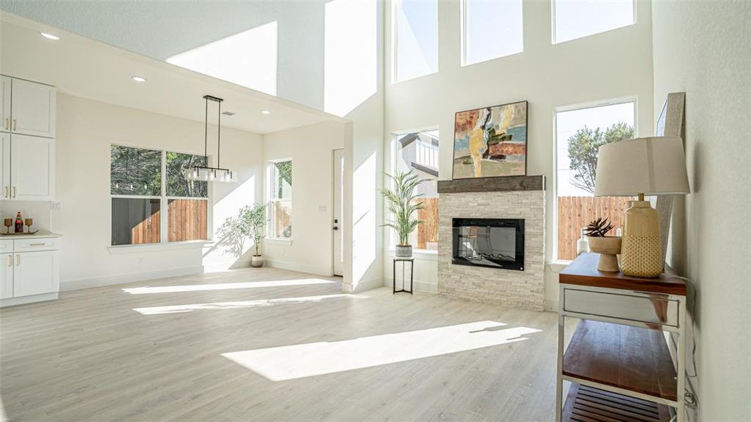 Furnished interior view inside a new home in , Granbury (Image 5).