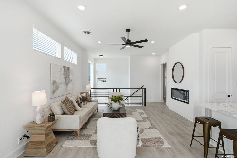 Furnished interior view inside a new home in Prominence Urban, San Antonio (Image 21).