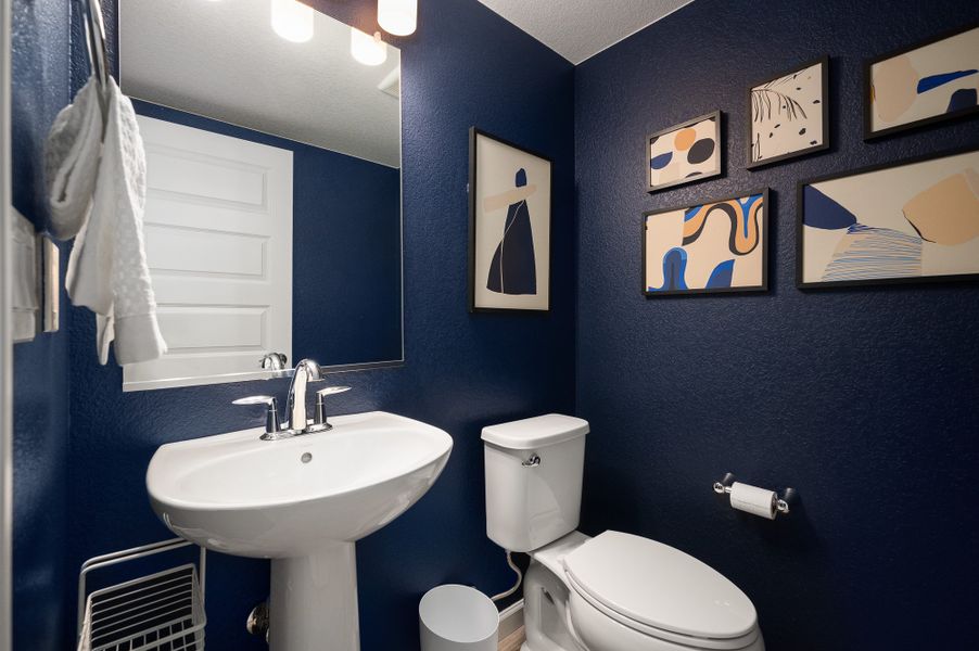 Furnished interior view inside a new home in The Vistas at West Mesa, Colorado Springs (Image 27).