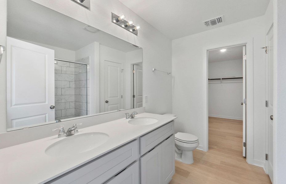 Furnished interior view inside a new home in La Cima, San Marcos (Image 5). Furnished interior view inside a new home in La Cima, San Marcos (Image 5).