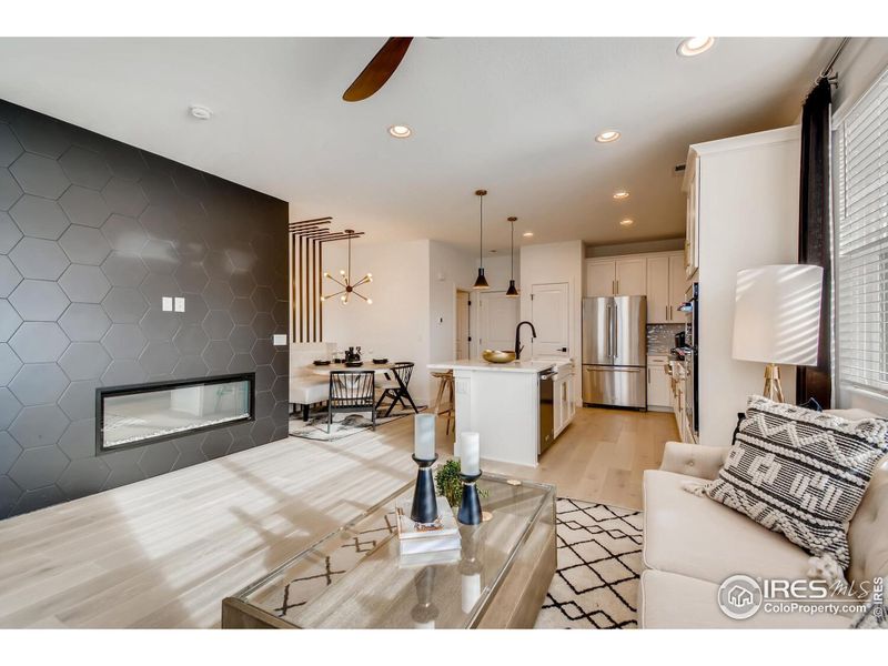 Functional open floor plan Functional open floor plan