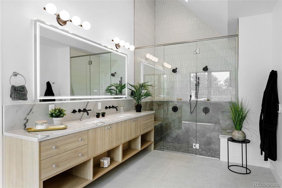 Furnished interior view inside a new home in , Denver (Image 40).